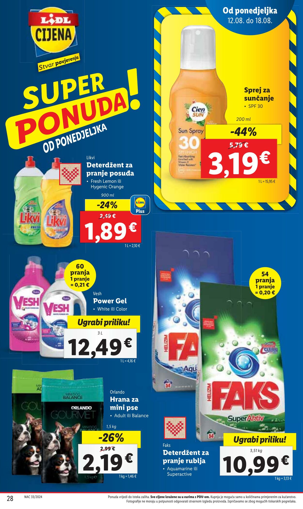 Katalog Lidl 12.08.2024 - 18.08.2024