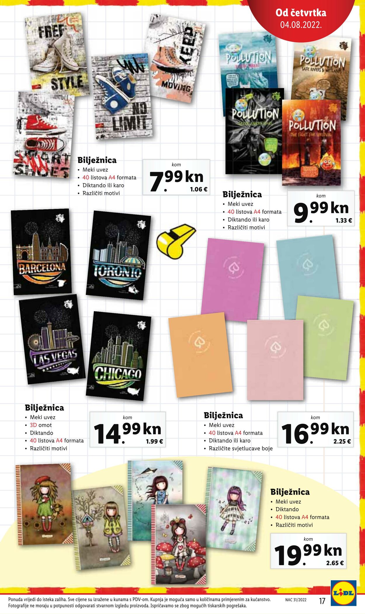 Katalog Lidl 04.08.2022 - 30.09.2022