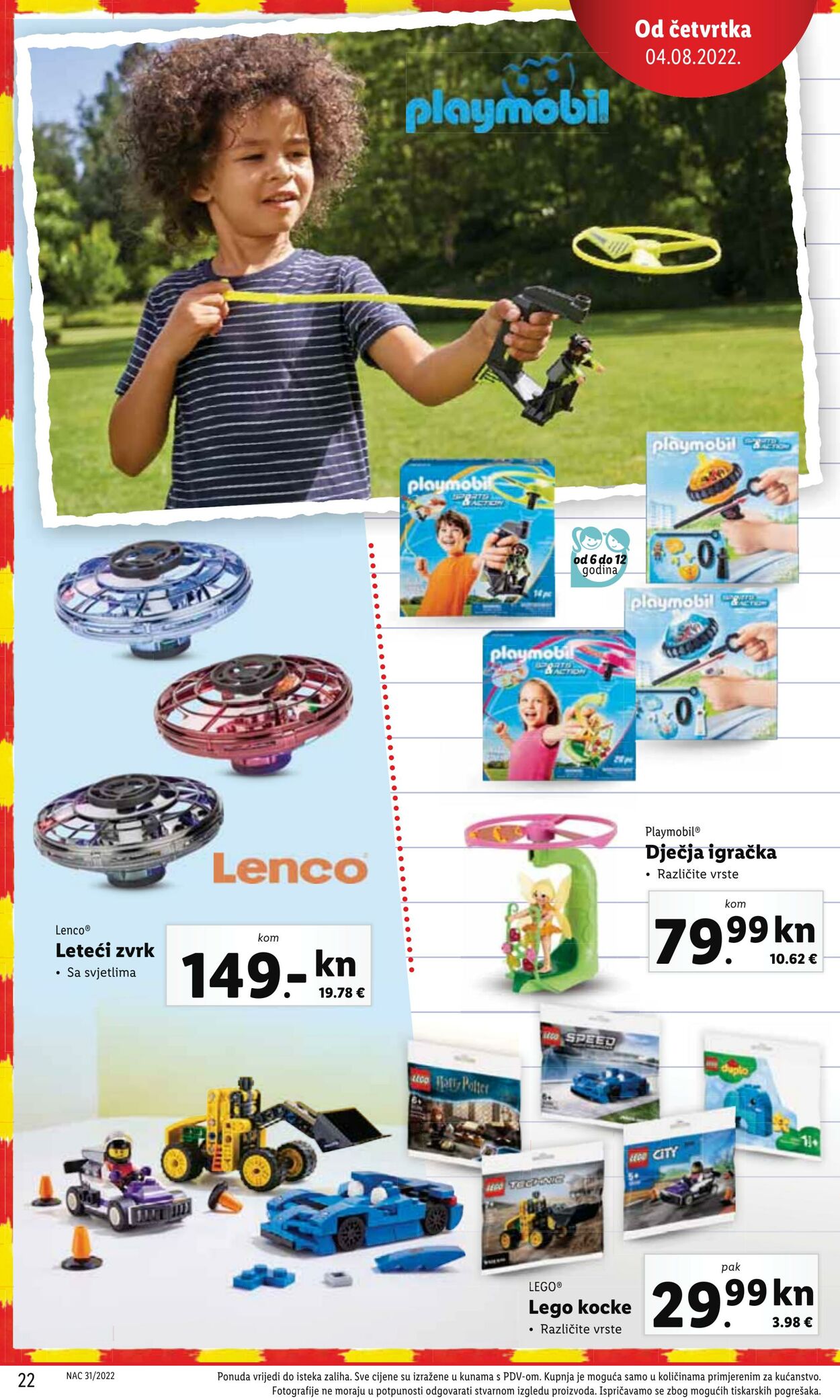 Katalog Lidl 04.08.2022 - 30.09.2022