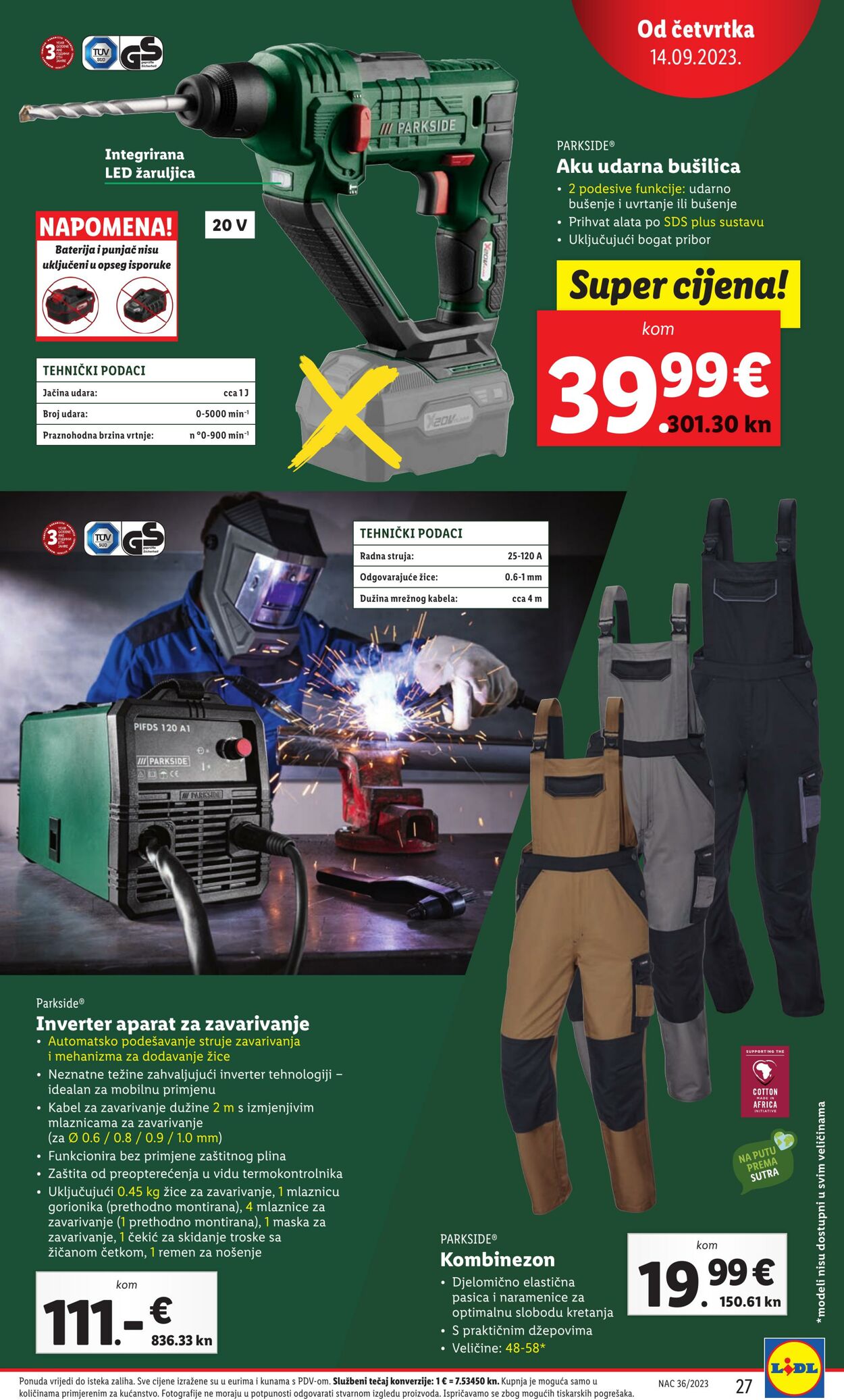 Katalog Lidl 07.09.2023 - 01.10.2023