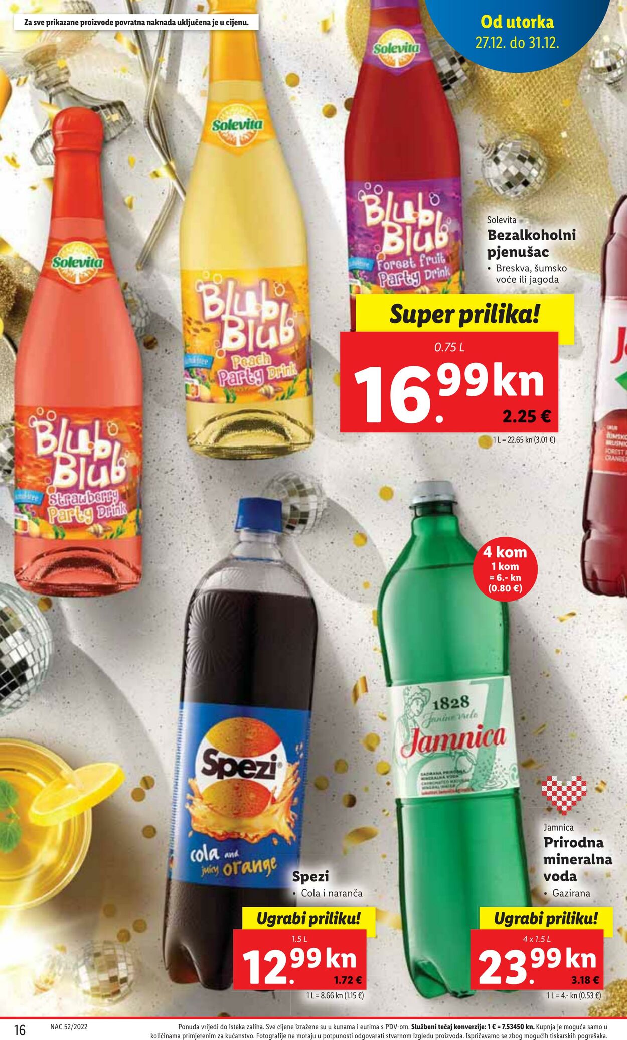 Katalog Lidl 27.12.2022 - 31.12.2022