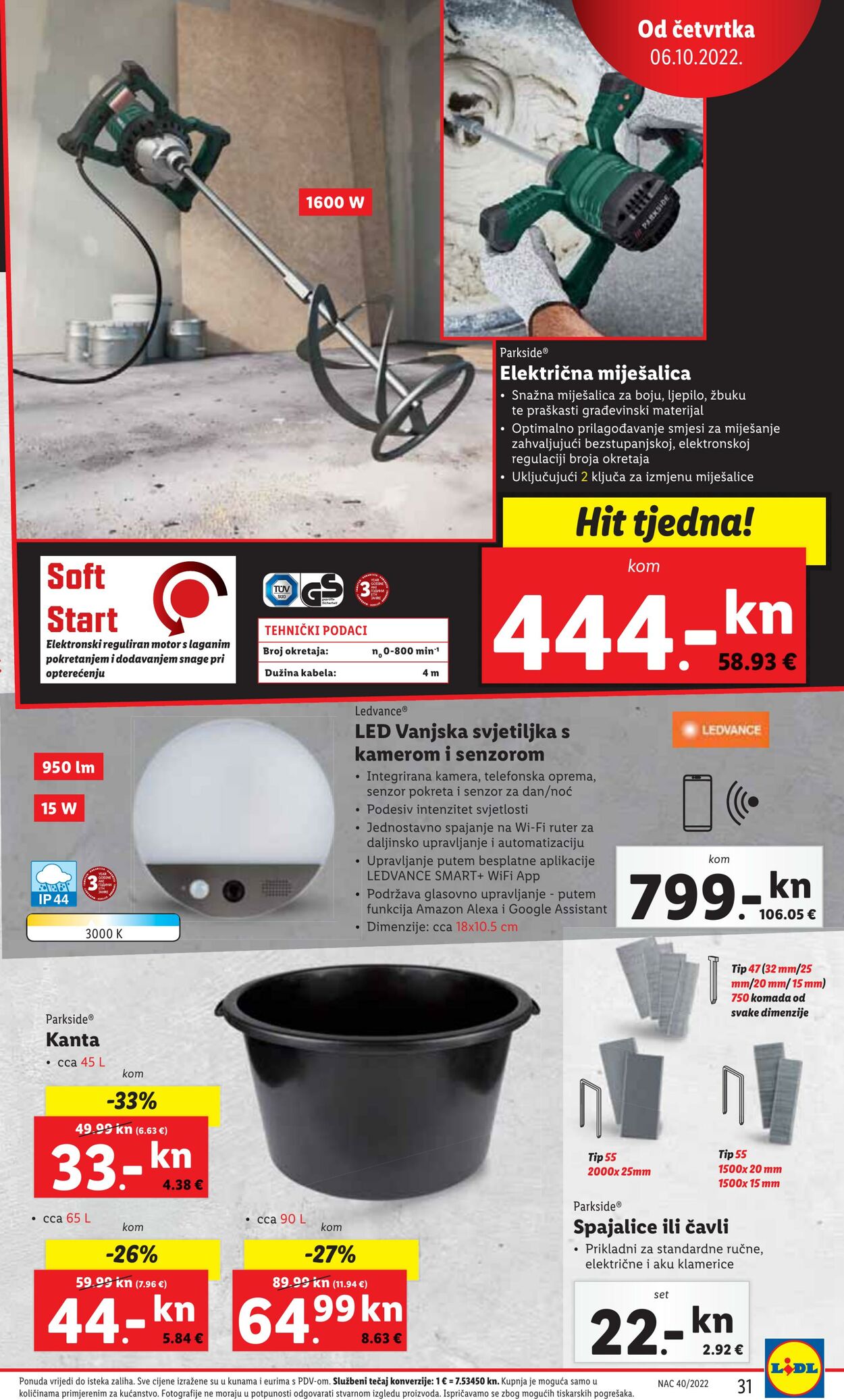 Katalog Lidl 03.10.2022 - 09.10.2022