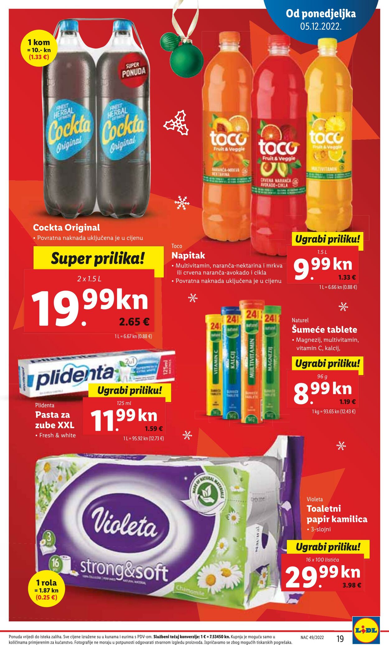 Katalog Lidl 05.12.2022 - 11.12.2022