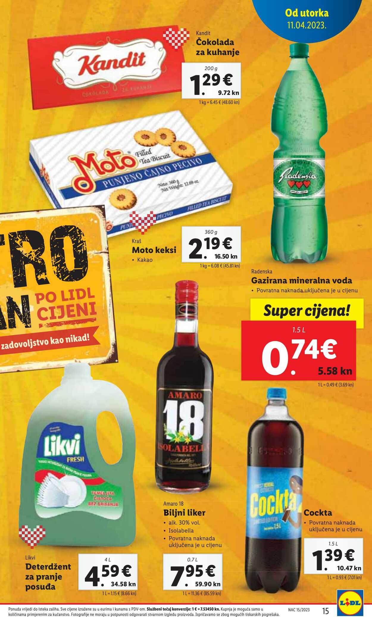 Katalog Lidl 11.04.2023 - 16.04.2023