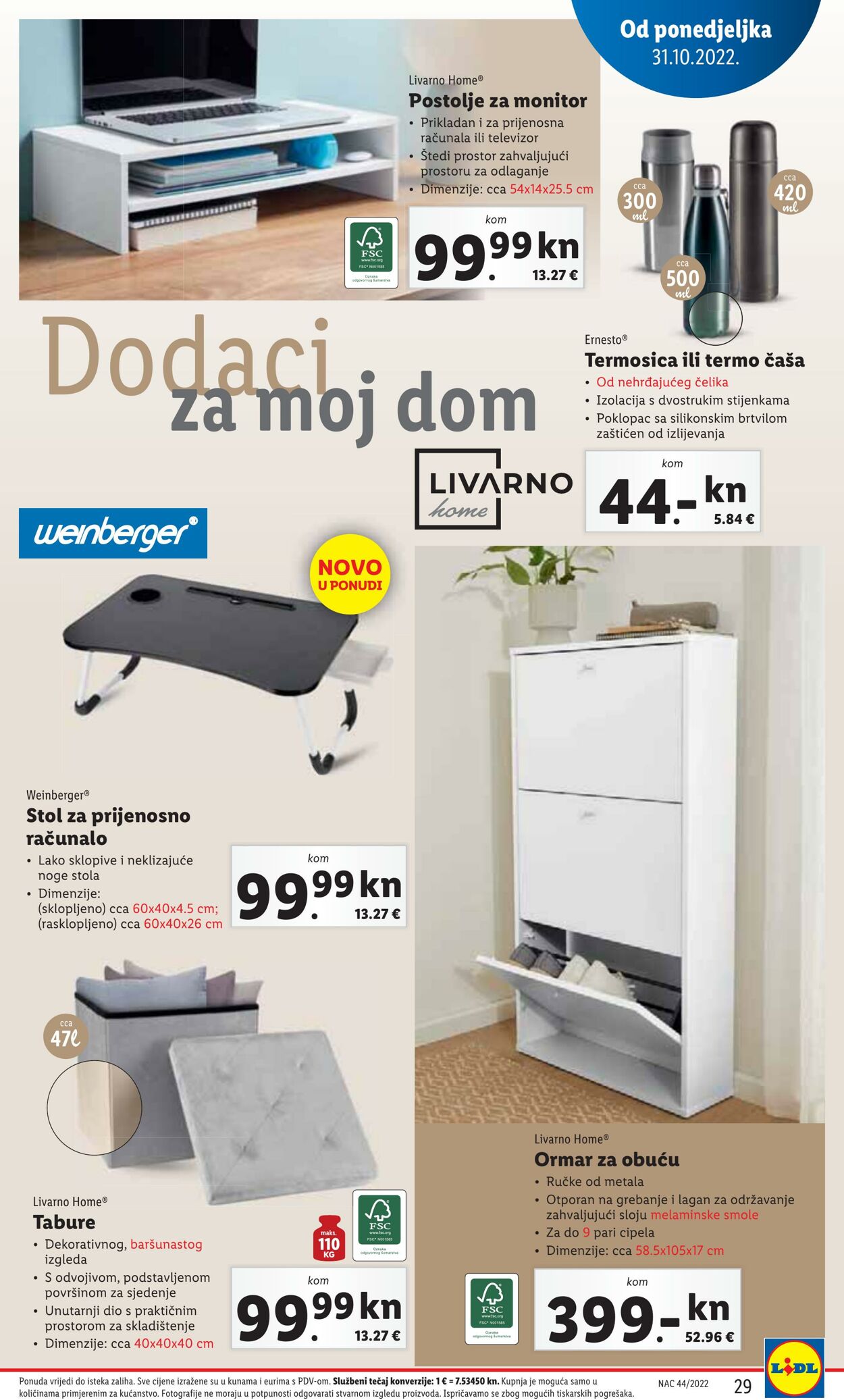 Katalog Lidl 31.10.2022 - 06.11.2022