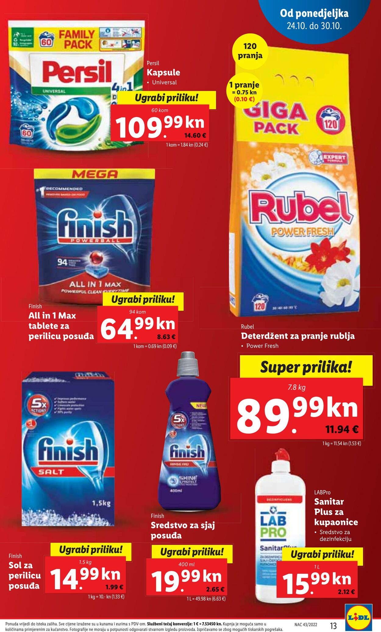 Katalog Lidl 24.10.2022 - 30.10.2022