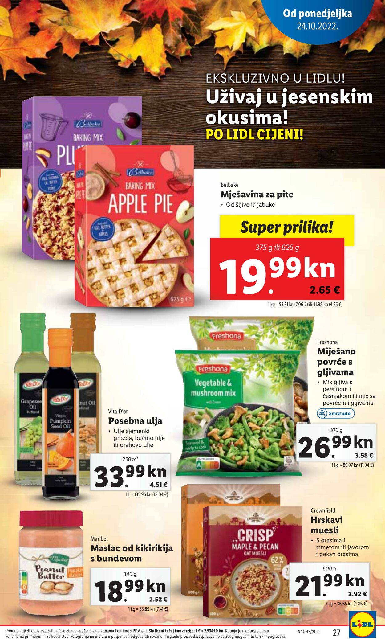 Katalog Lidl 24.10.2022 - 30.10.2022