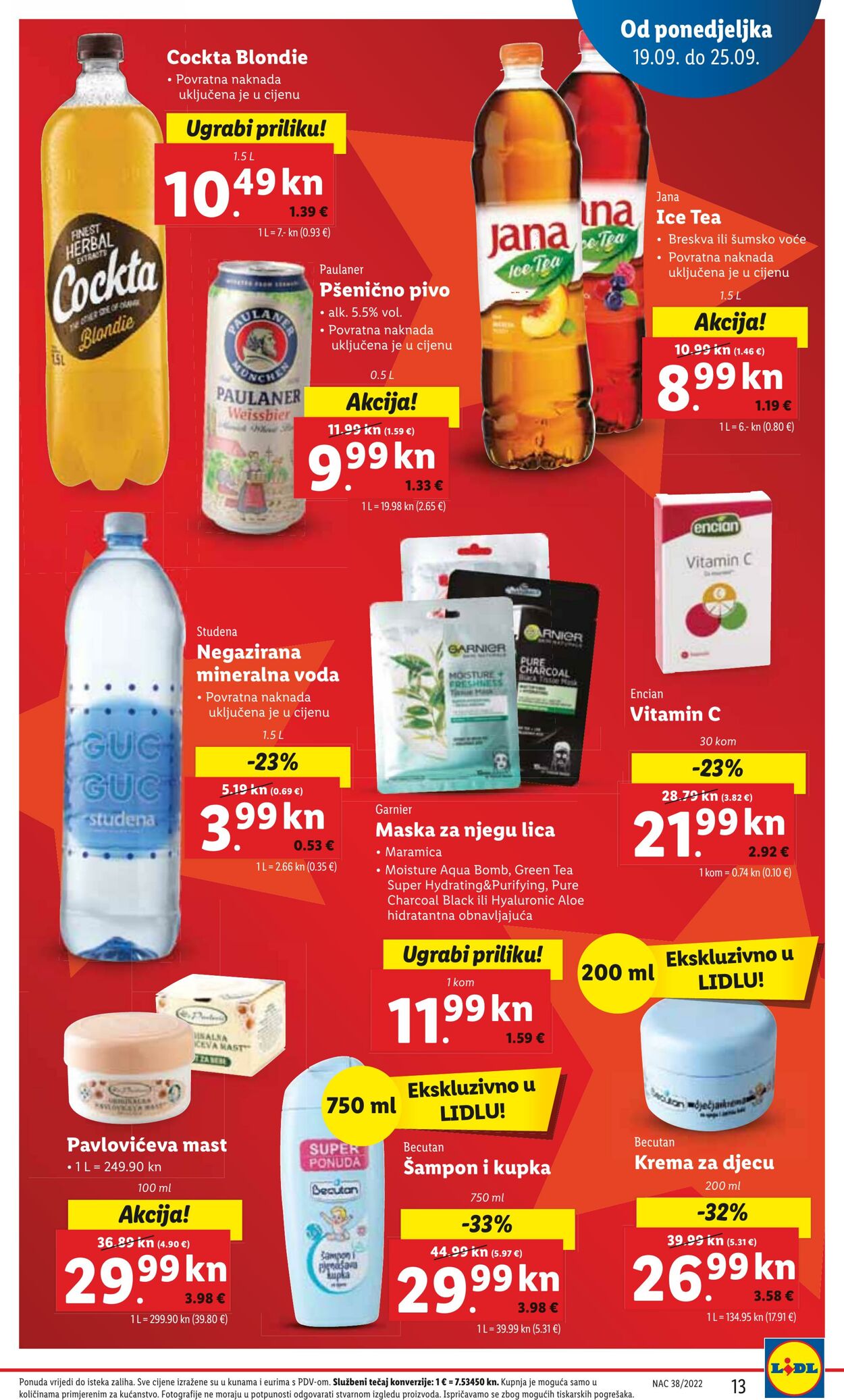 Katalog Lidl 19.09.2022 - 25.09.2022