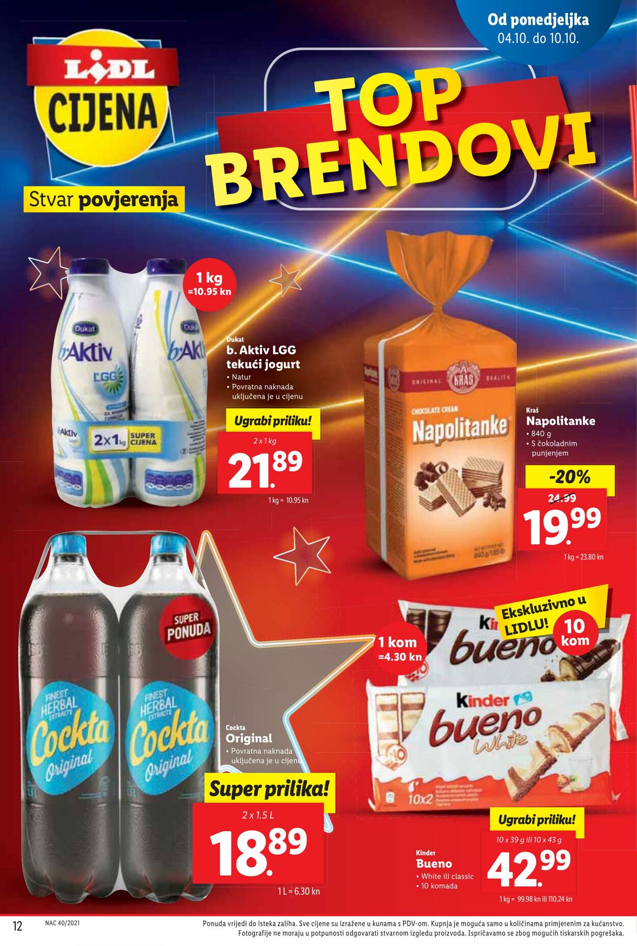 Katalog Lidl 04.10.2021 - 10.10.2021