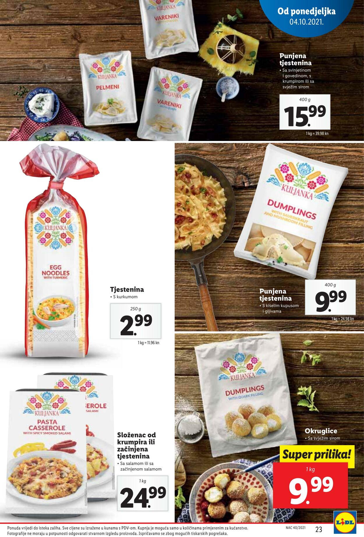 Katalog Lidl 04.10.2021 - 10.10.2021