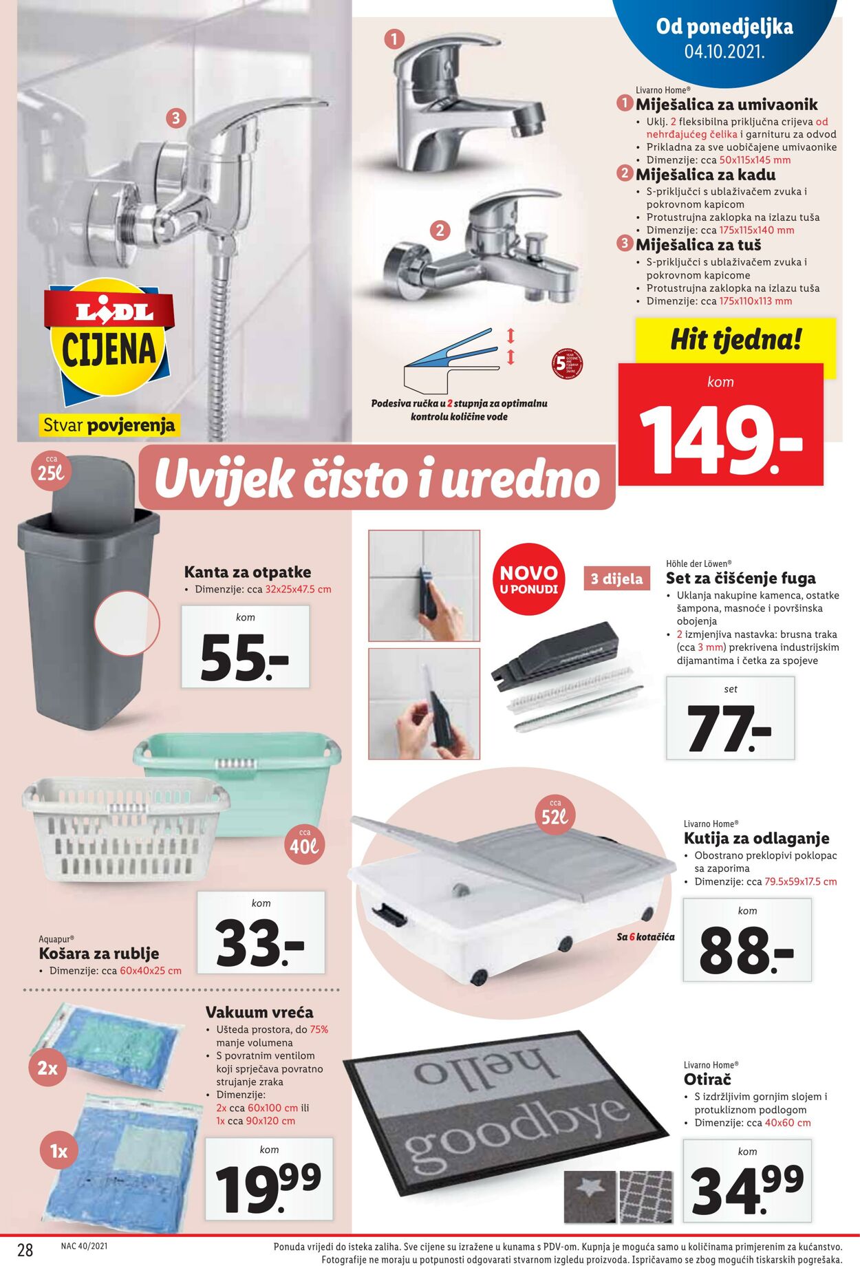 Katalog Lidl 04.10.2021 - 10.10.2021