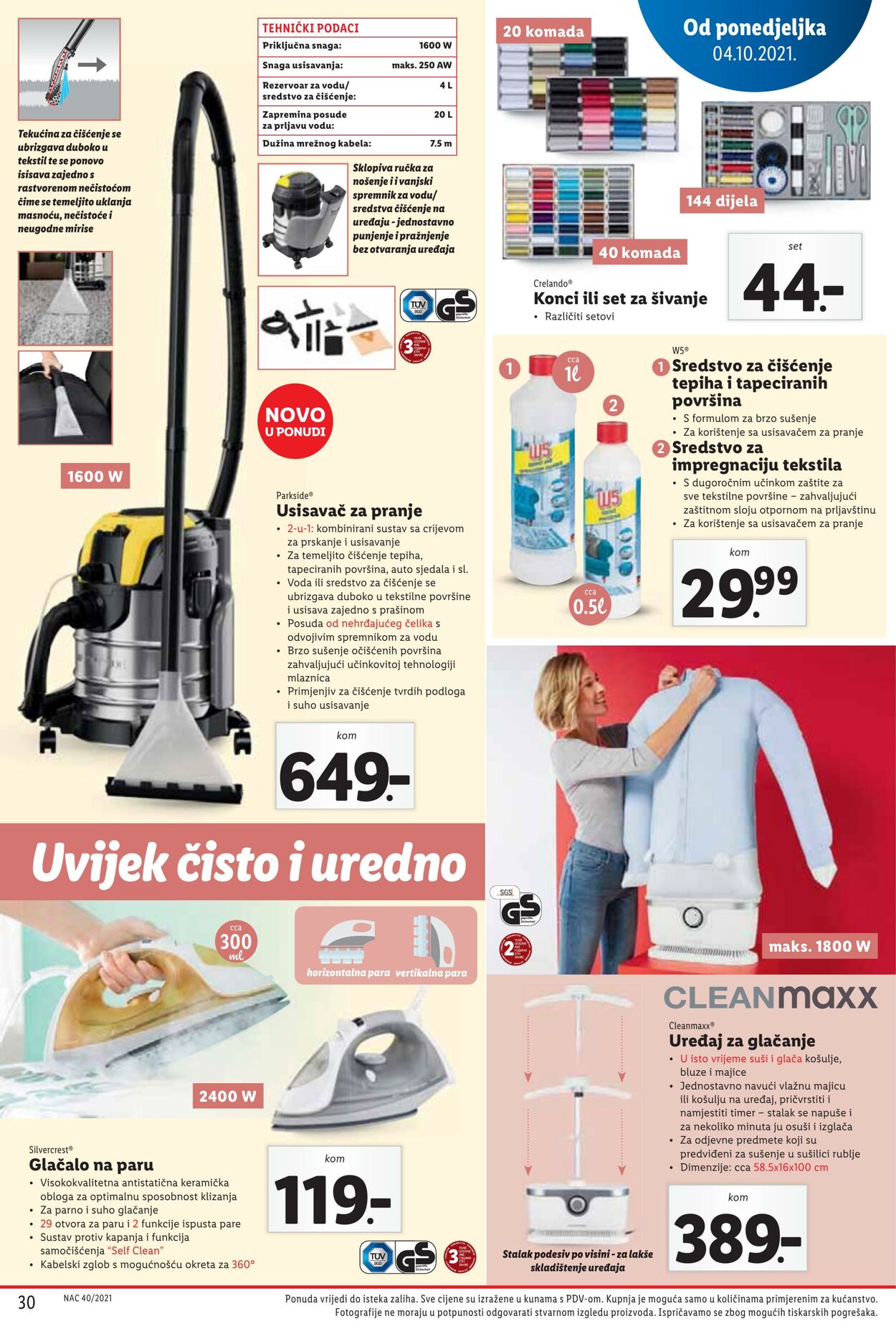 Katalog Lidl 04.10.2021 - 10.10.2021