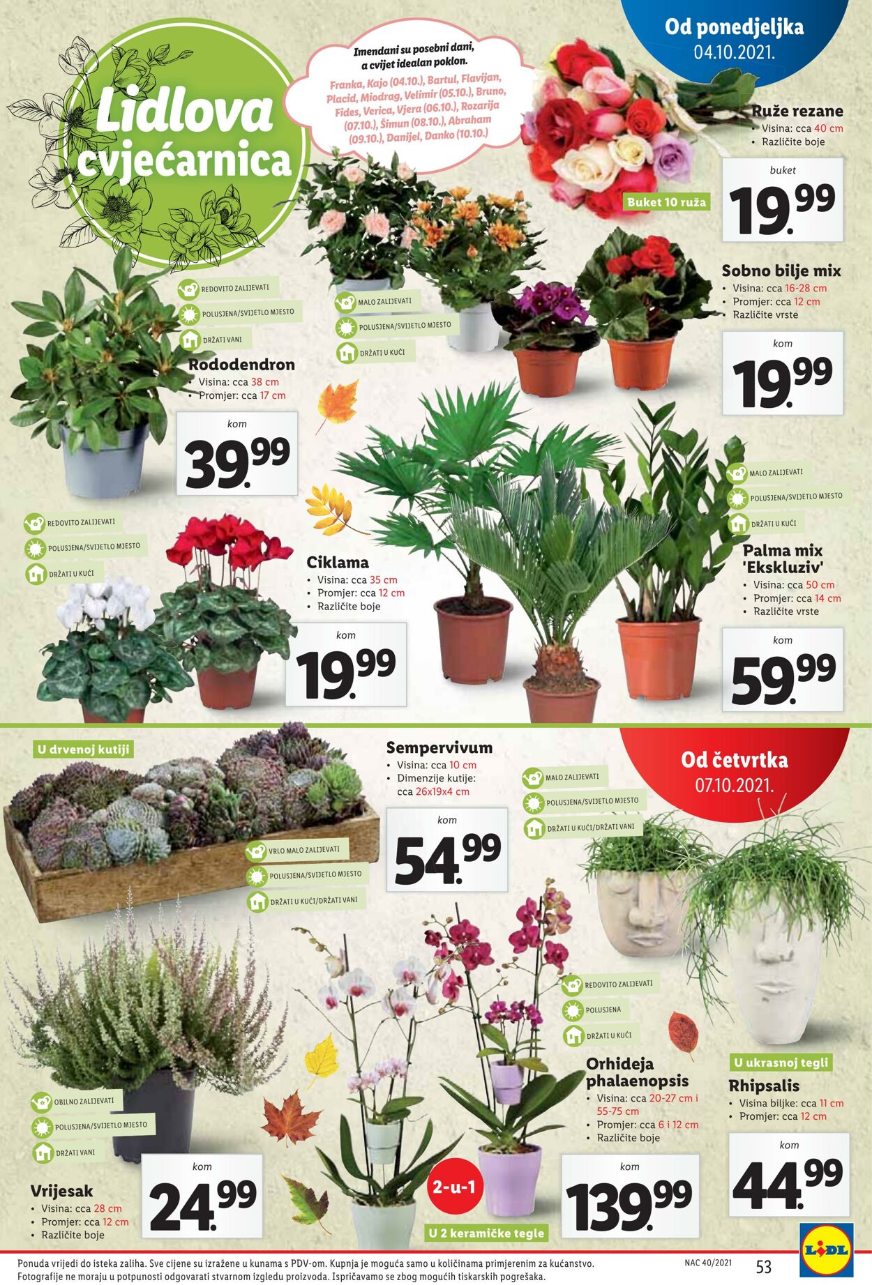 Katalog Lidl 04.10.2021 - 10.10.2021