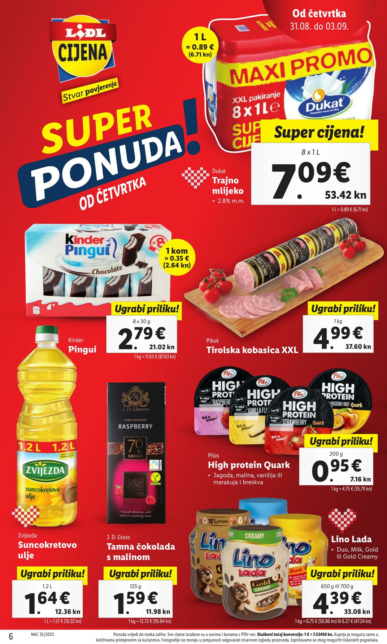 Katalog Lidl 31.08.2023 - 03.09.2023