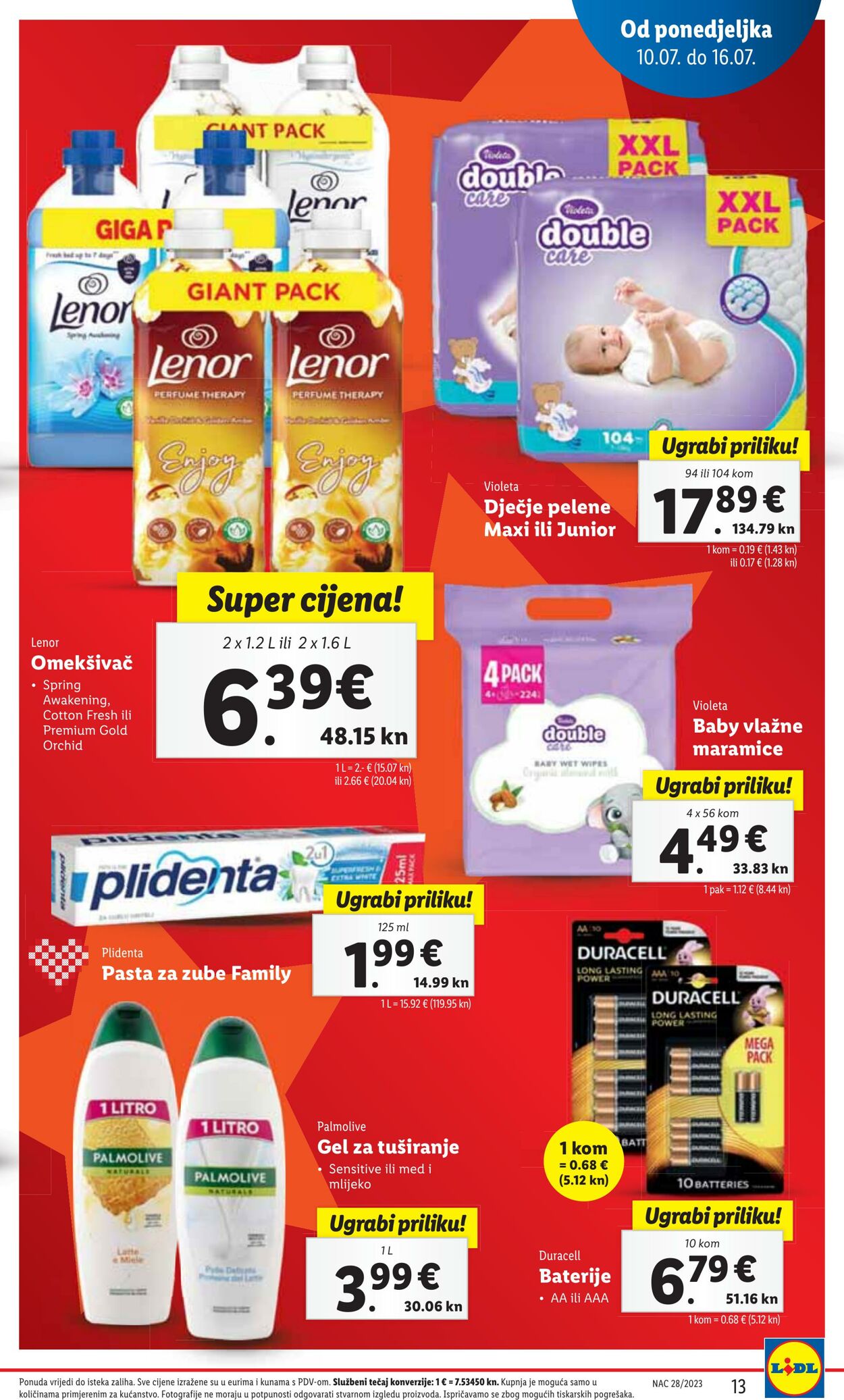 Katalog Lidl 10.07.2023 - 16.07.2023