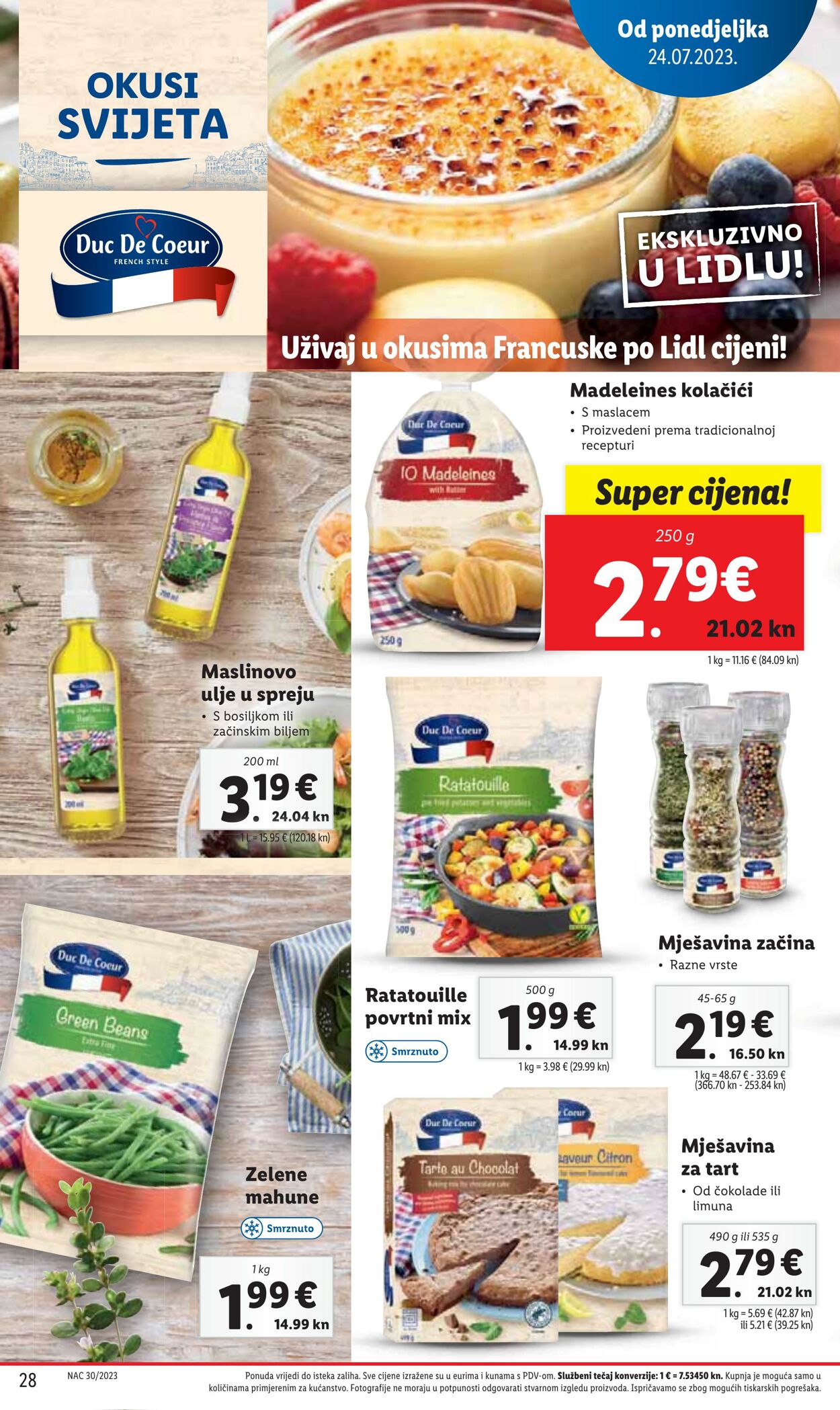 Katalog Lidl 24.07.2023 - 30.07.2023