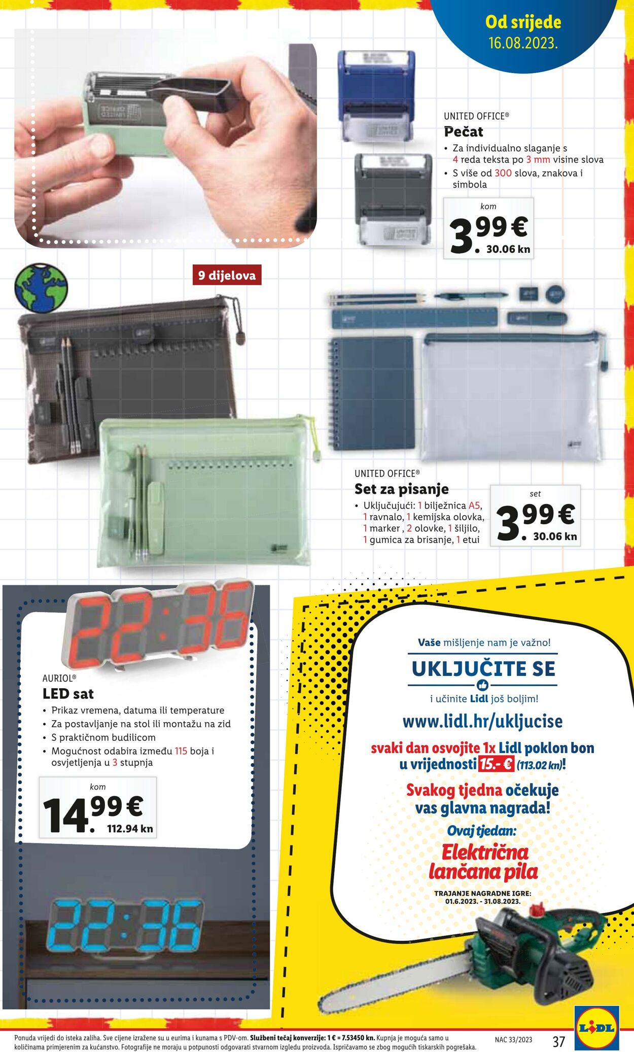 Katalog Lidl 16.08.2023 - 20.08.2023