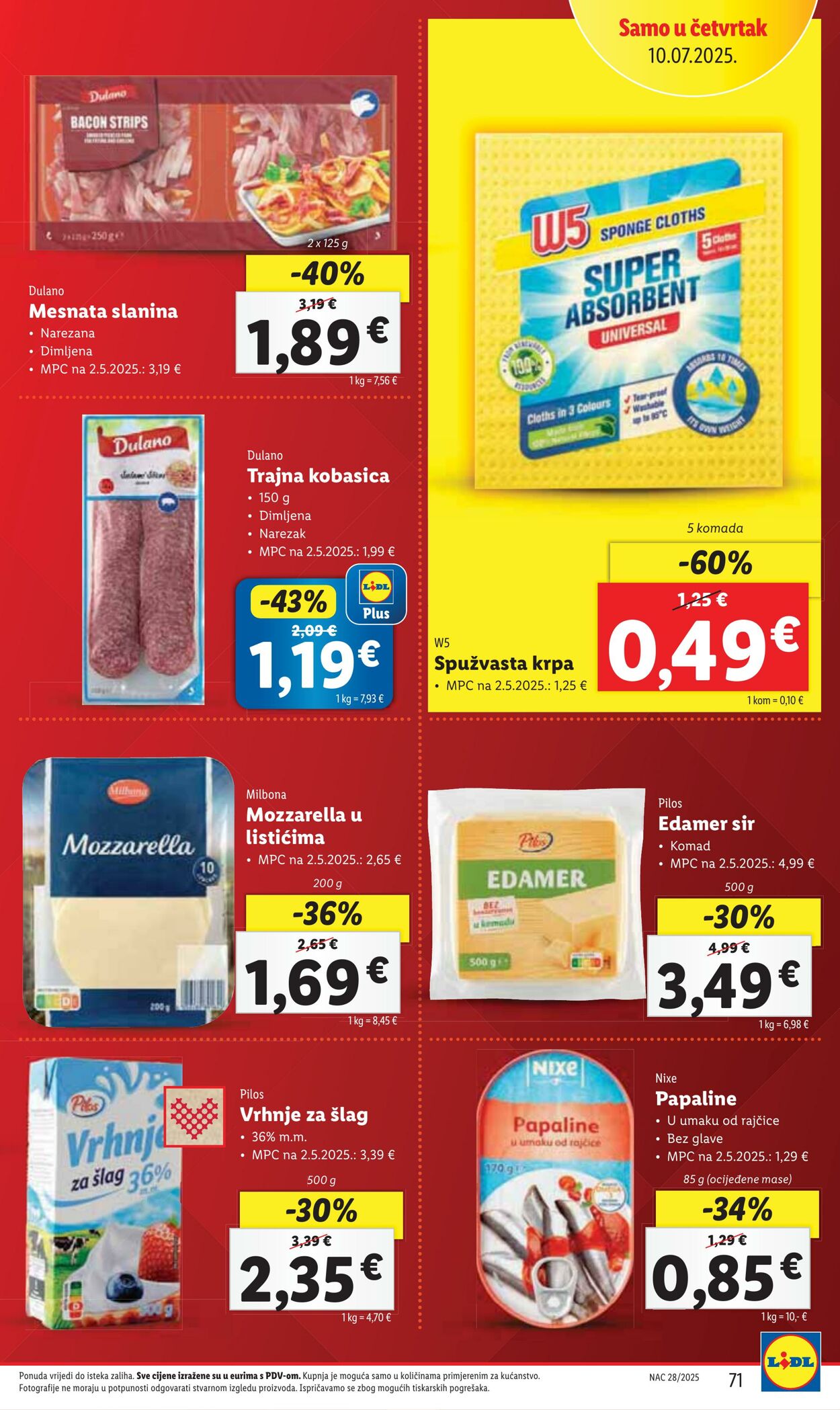 Katalog Lidl 09.07.2025 - 23.07.2025