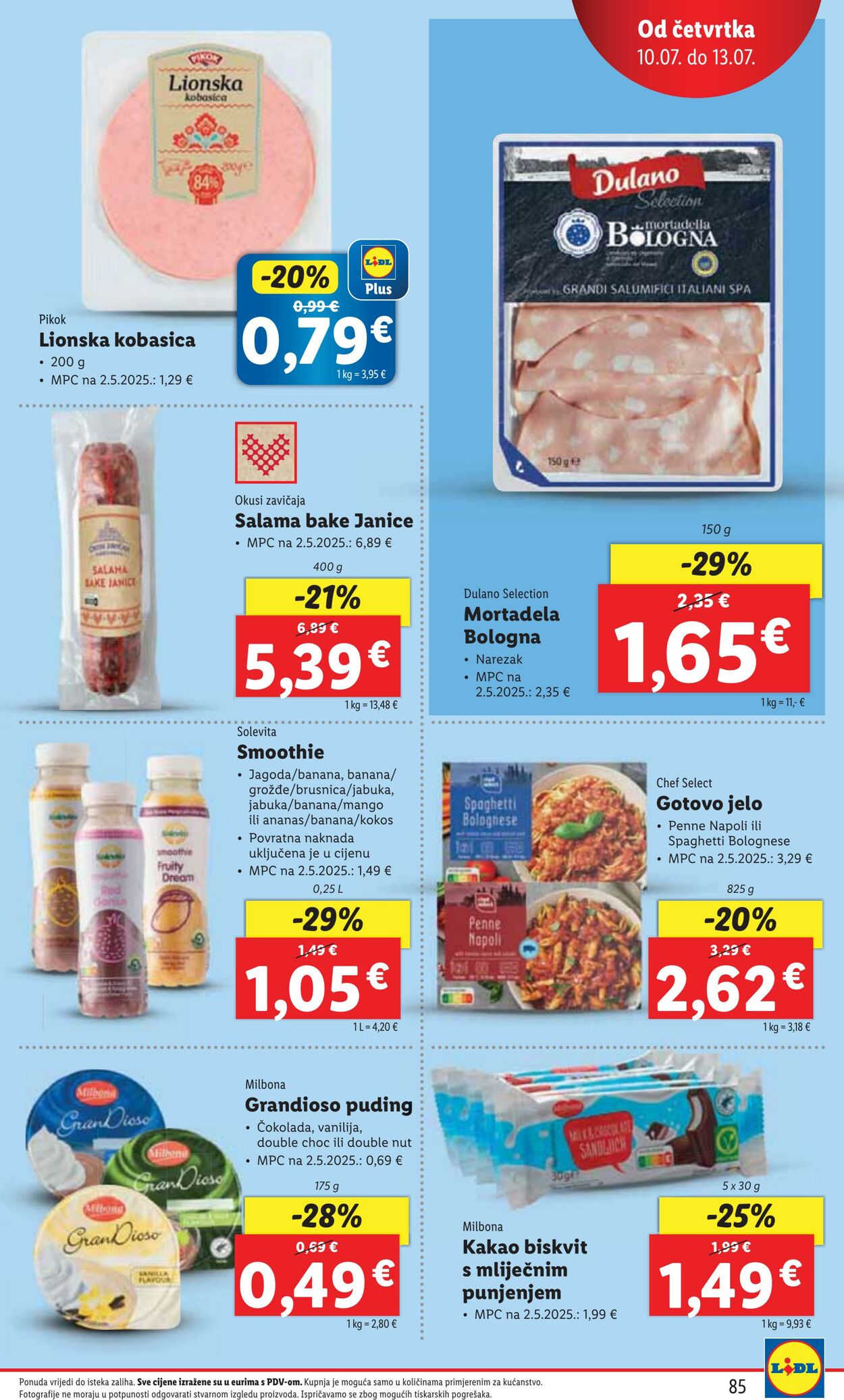 Katalog Lidl 09.07.2025 - 23.07.2025