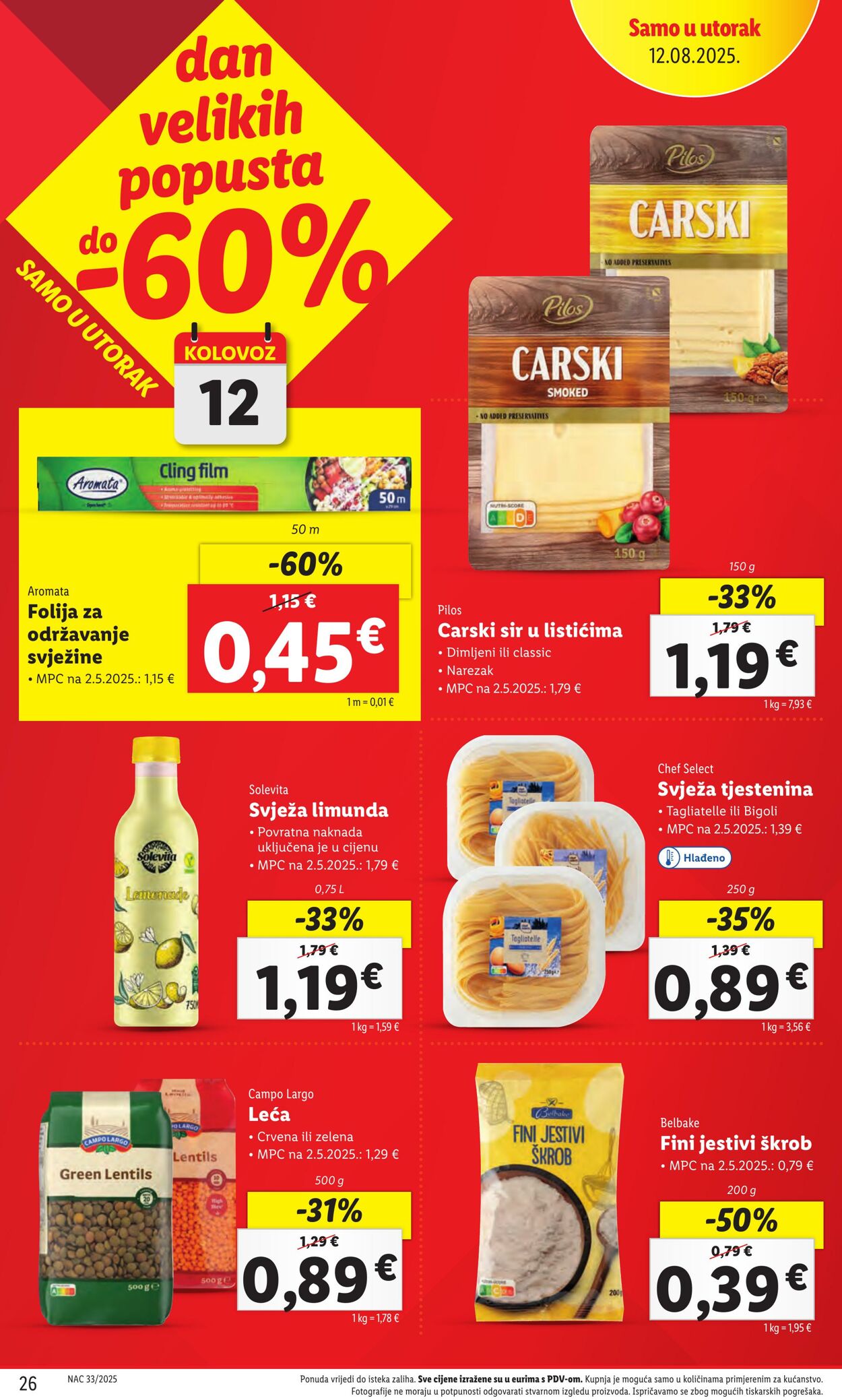 Katalog Lidl 12.08.2025 - 26.08.2025