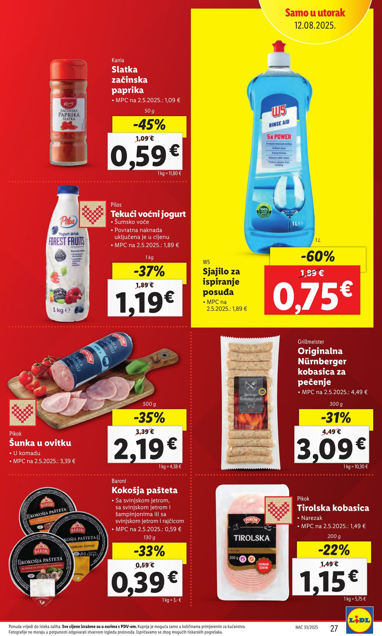 Katalog Lidl 07.08.2025 - 21.08.2025