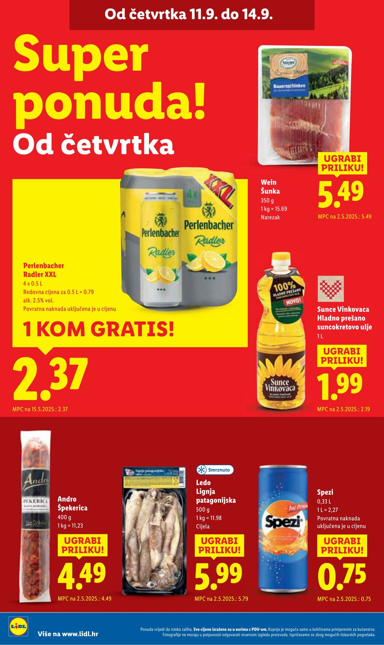 Katalog Lidl 11.09.2025 - 25.09.2025