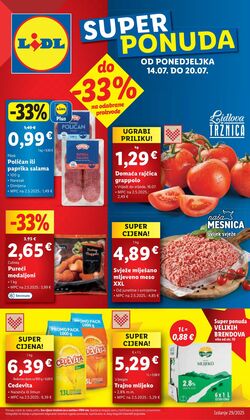 Katalog Lidl 16.07.2025 - 30.07.2025