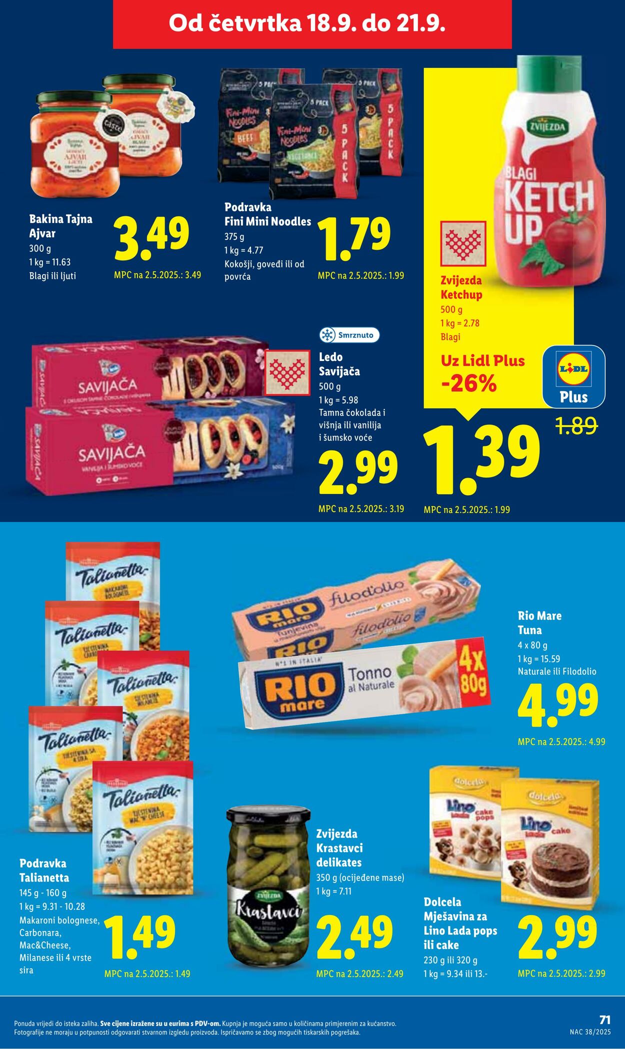 Katalog Lidl 11.09.2025 - 25.09.2025