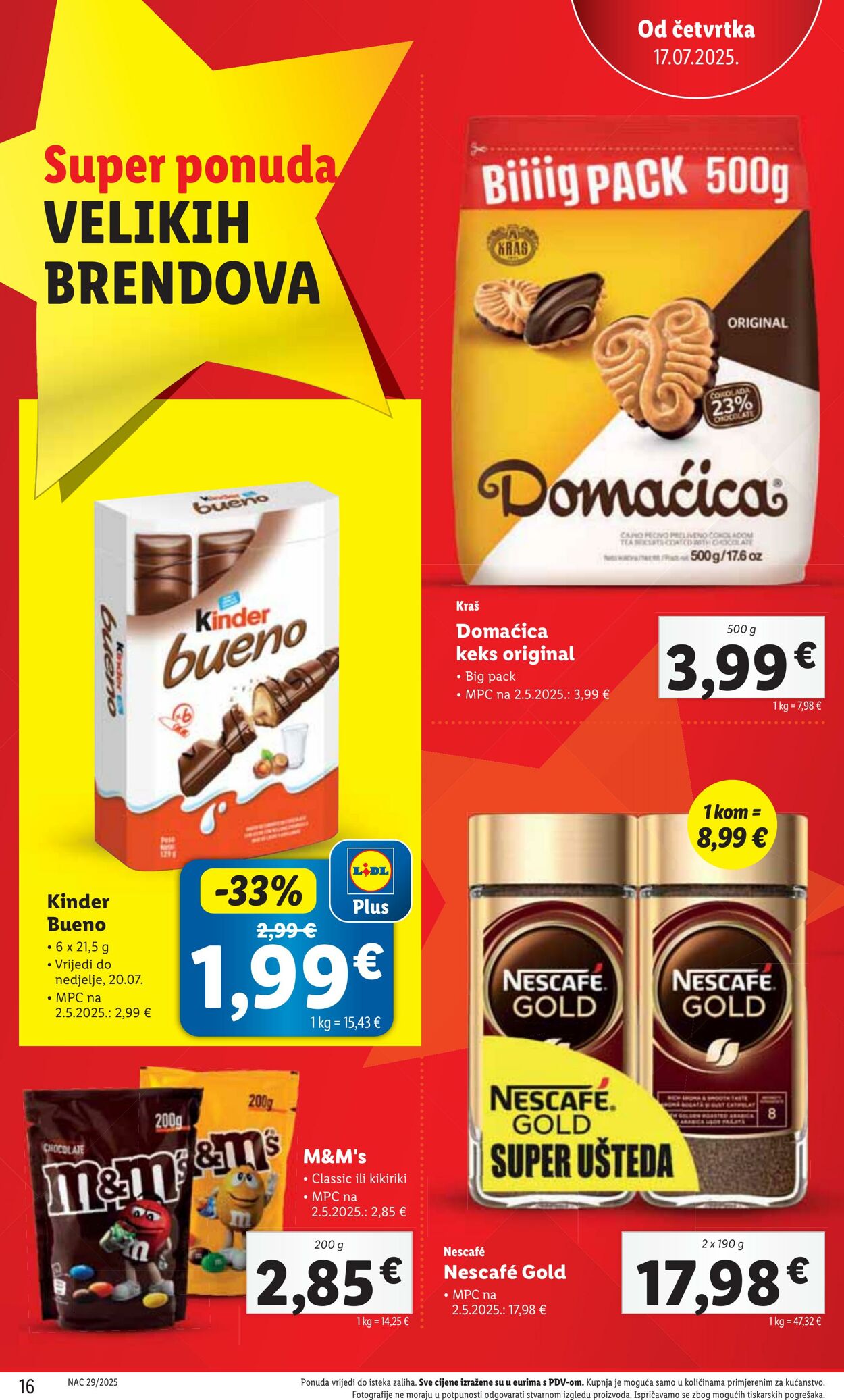 Katalog Lidl 17.07.2025 - 31.07.2025