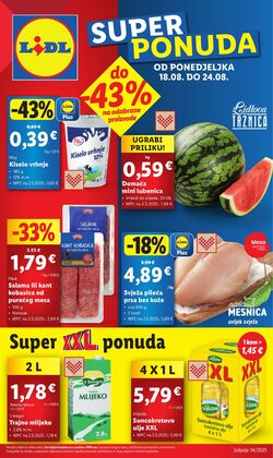 Katalog Lidl 21.08.2025 - 04.09.2025
