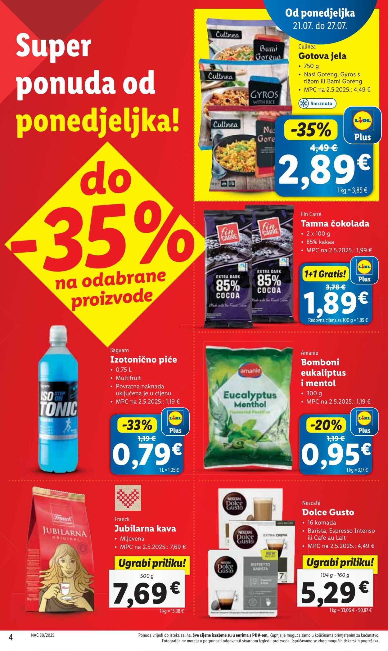 Katalog Lidl 18.07.2025 - 01.08.2025