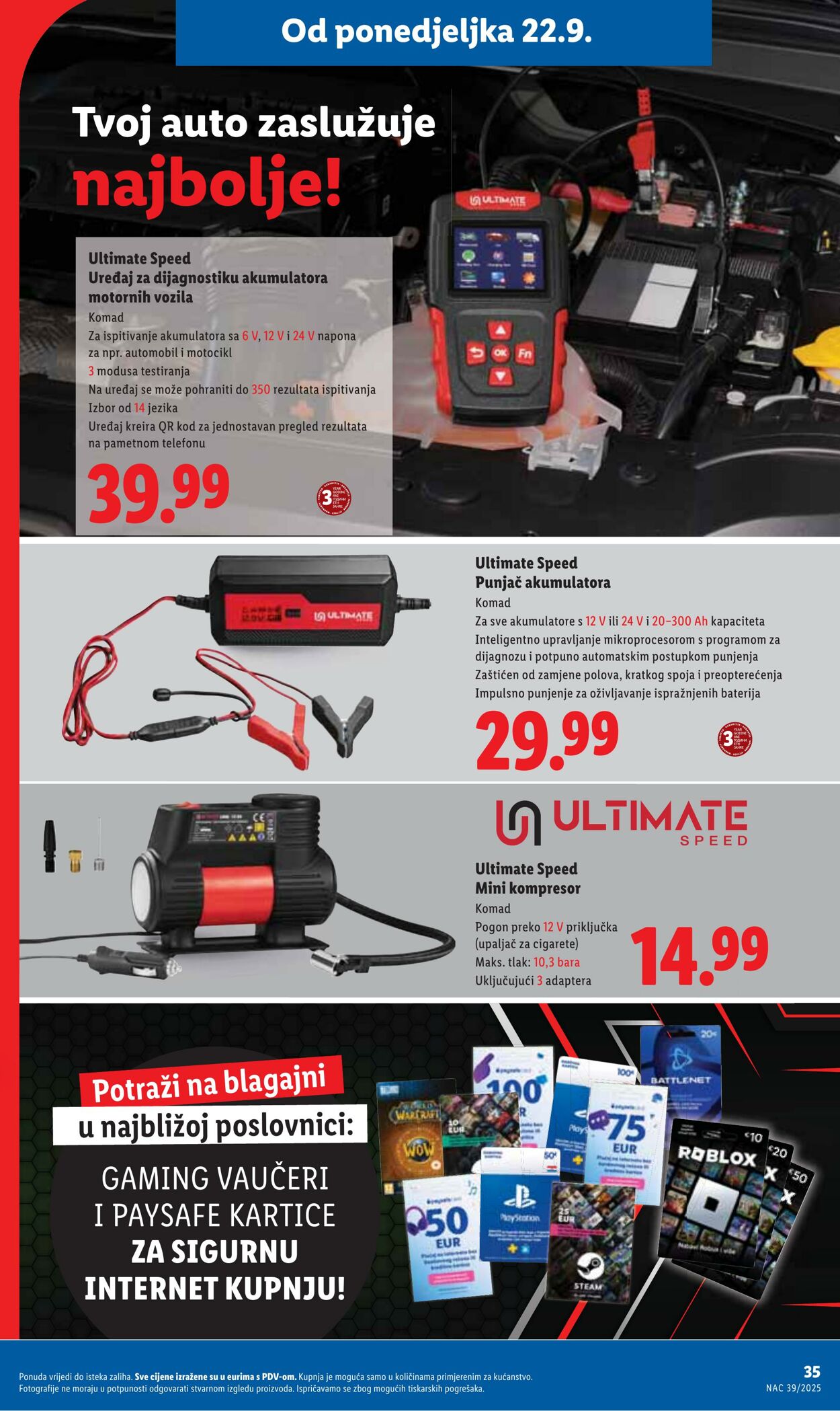 Katalog Lidl 22.09.2025 - 06.10.2025