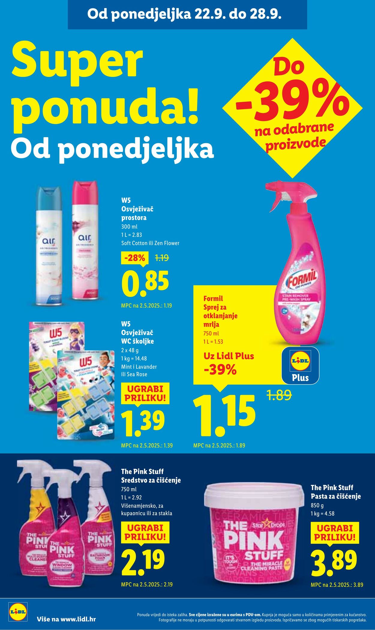 Katalog Lidl 19.09.2025 - 03.10.2025