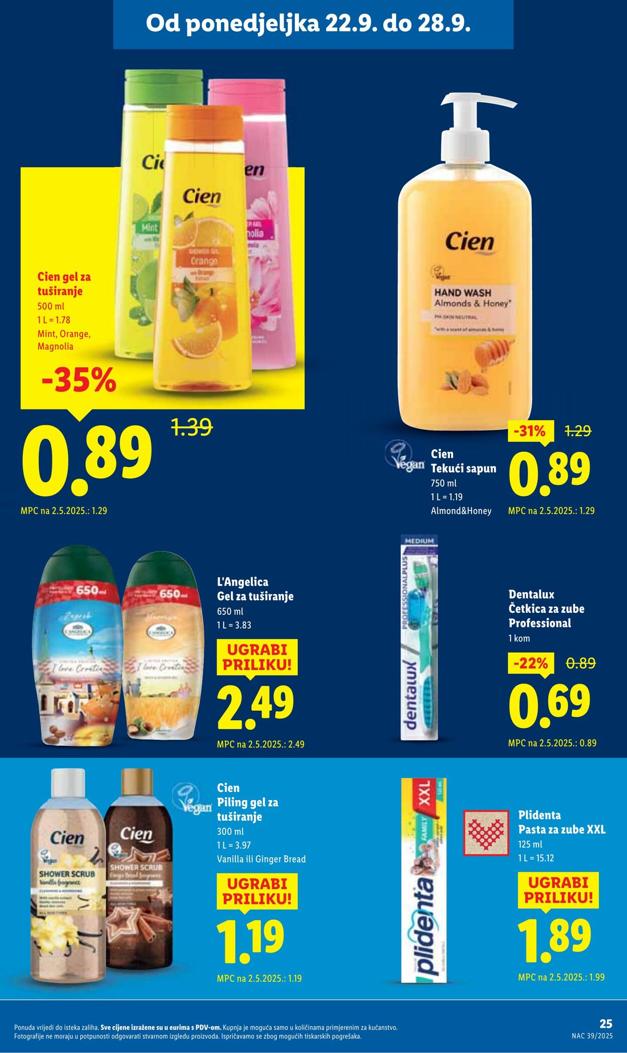 Katalog Lidl 19.09.2025 - 03.10.2025