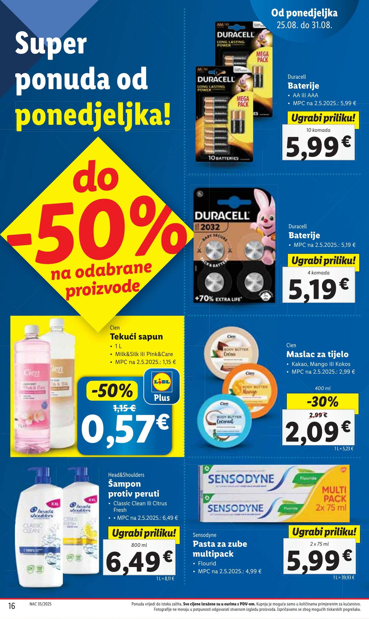 Katalog Lidl 26.08.2025 - 02.09.2025