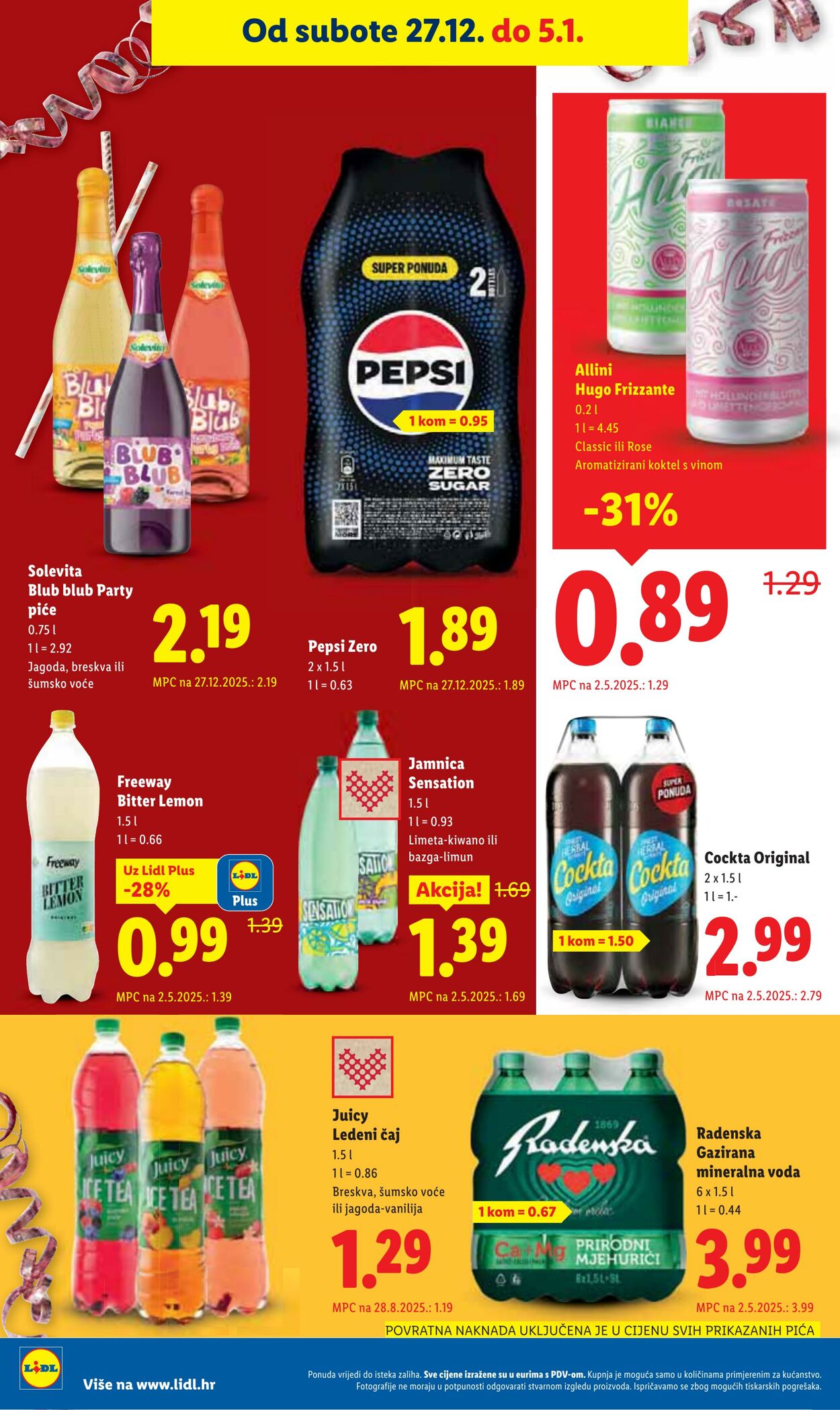 Katalog Lidl 22.12.2025 - 05.01.2026