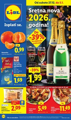 Katalog Lidl 22.12.2025 - 05.01.2026