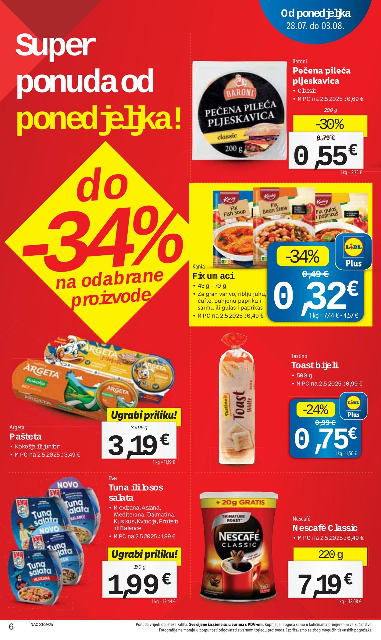 Katalog Lidl 24.07.2025 - 07.08.2025