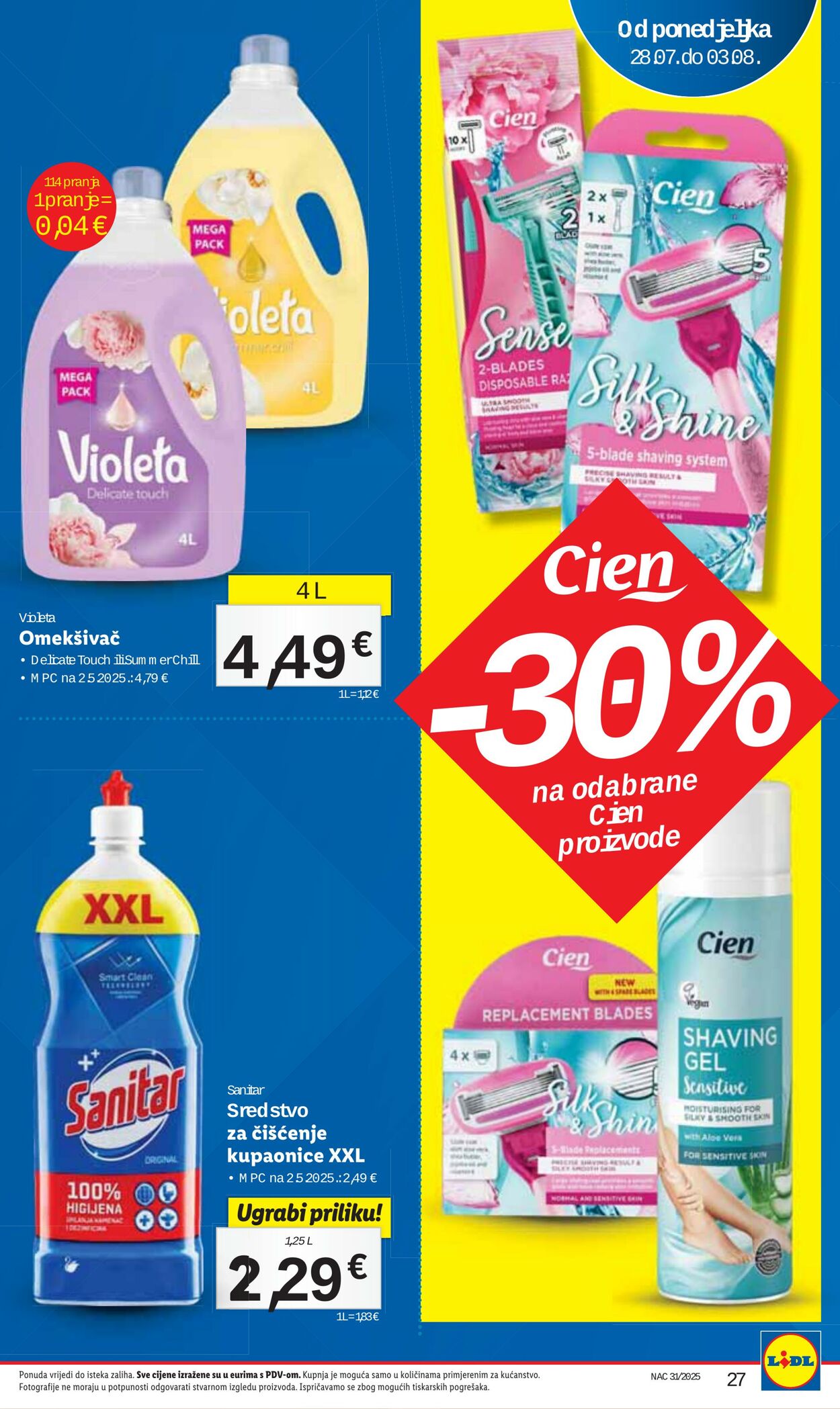 Katalog Lidl 24.07.2025 - 07.08.2025