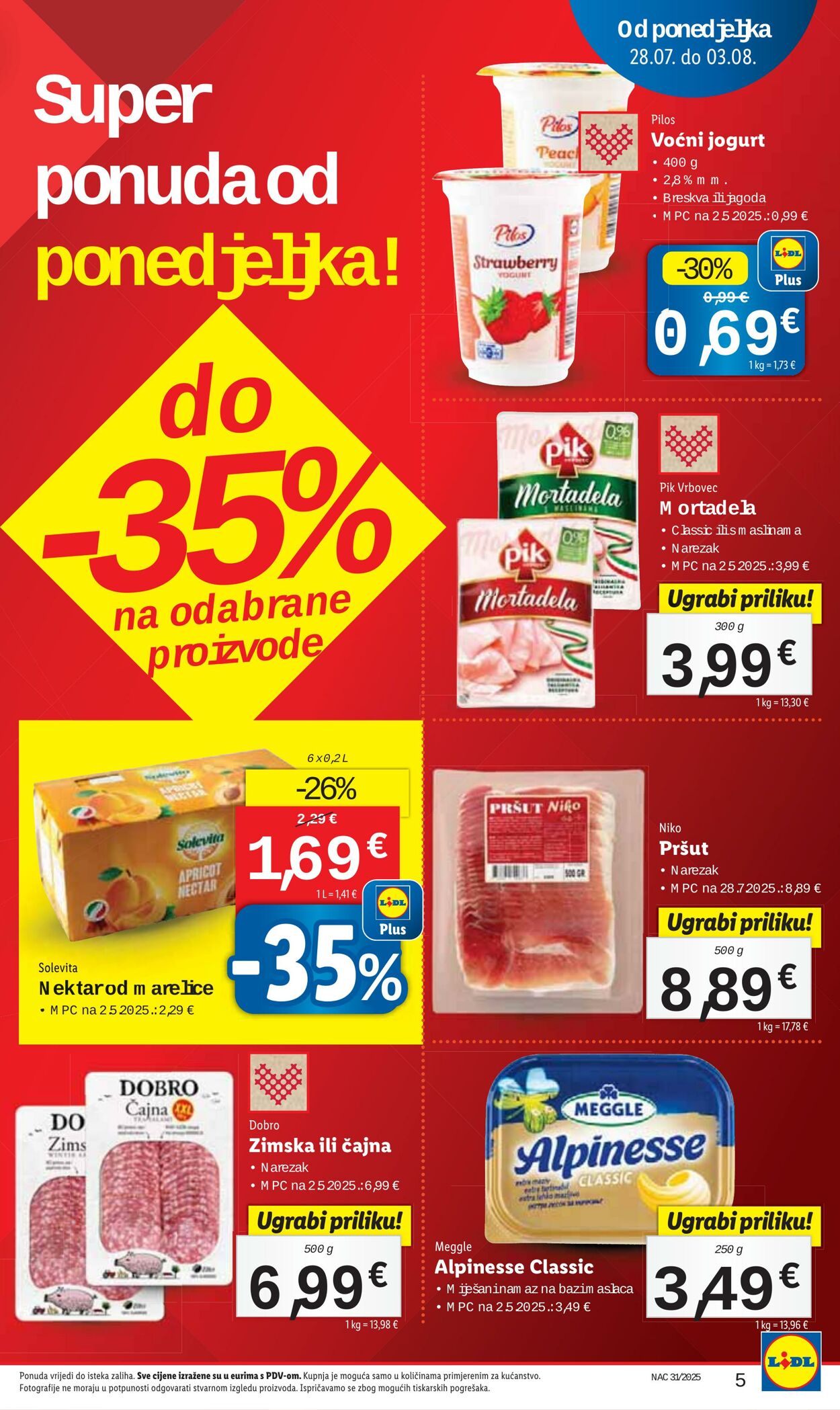 Katalog Lidl 24.07.2025 - 07.08.2025