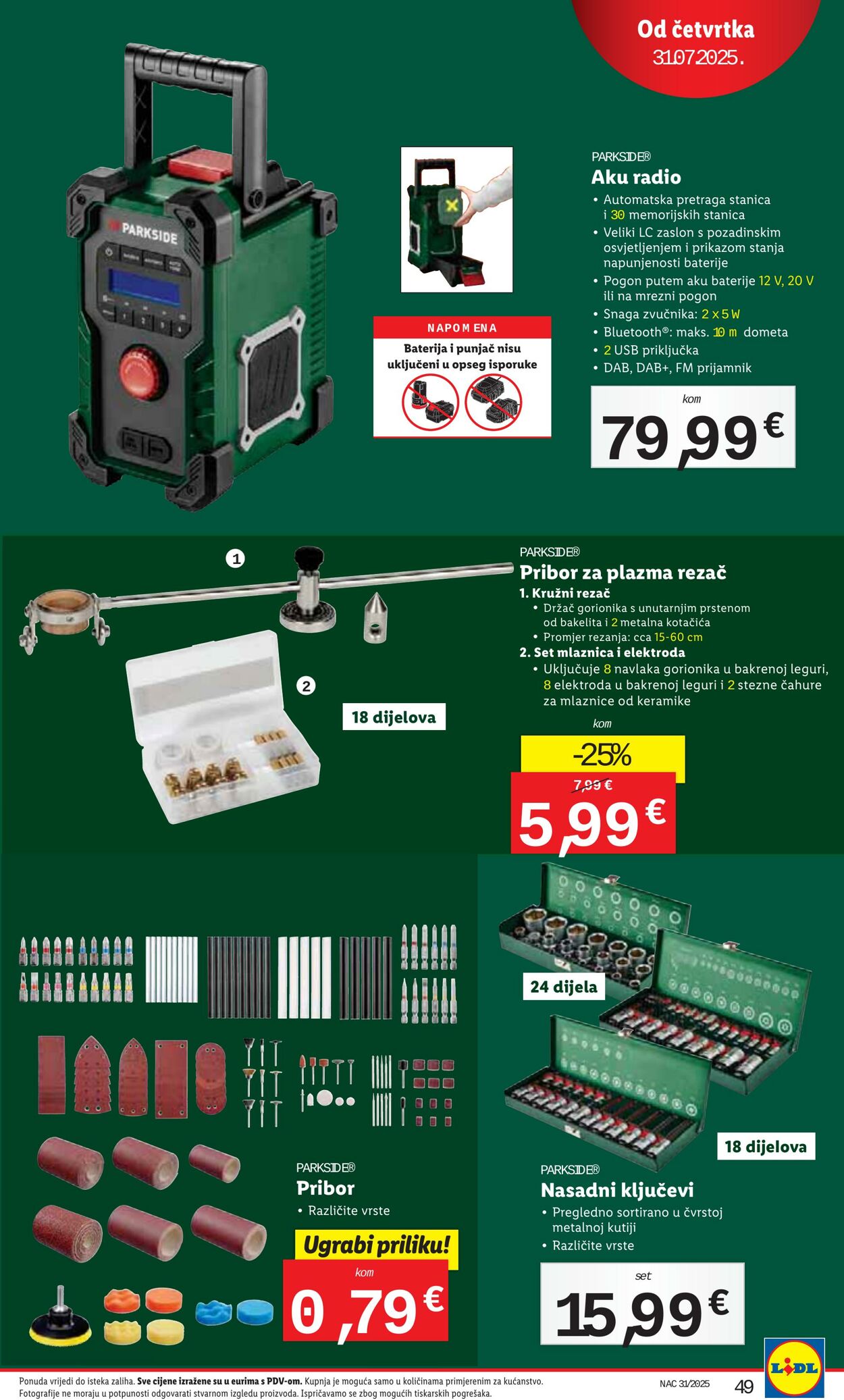 Katalog Lidl 24.07.2025 - 07.08.2025