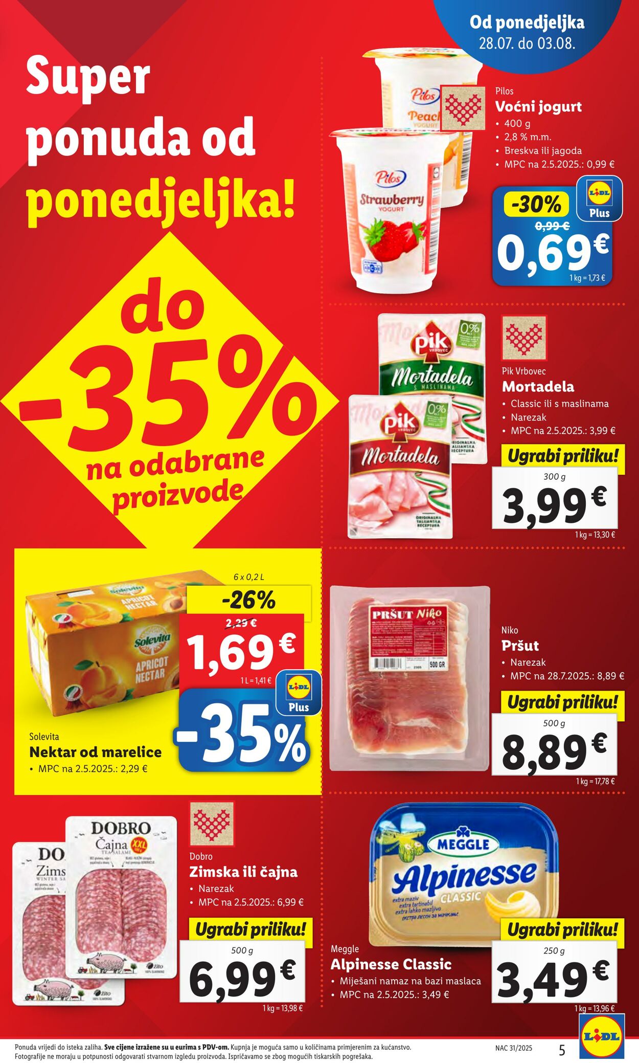 Katalog Lidl 29.07.2025 - 05.08.2025