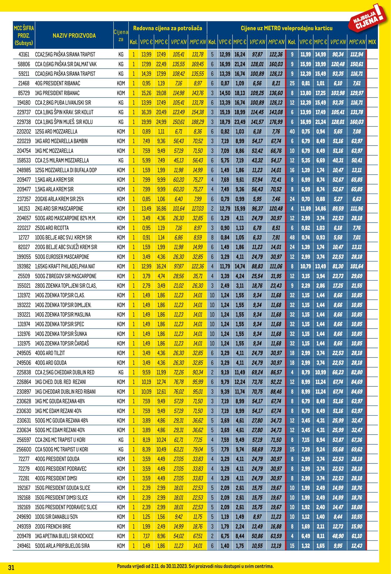 Katalog Metro 02.11.2023 - 30.11.2023