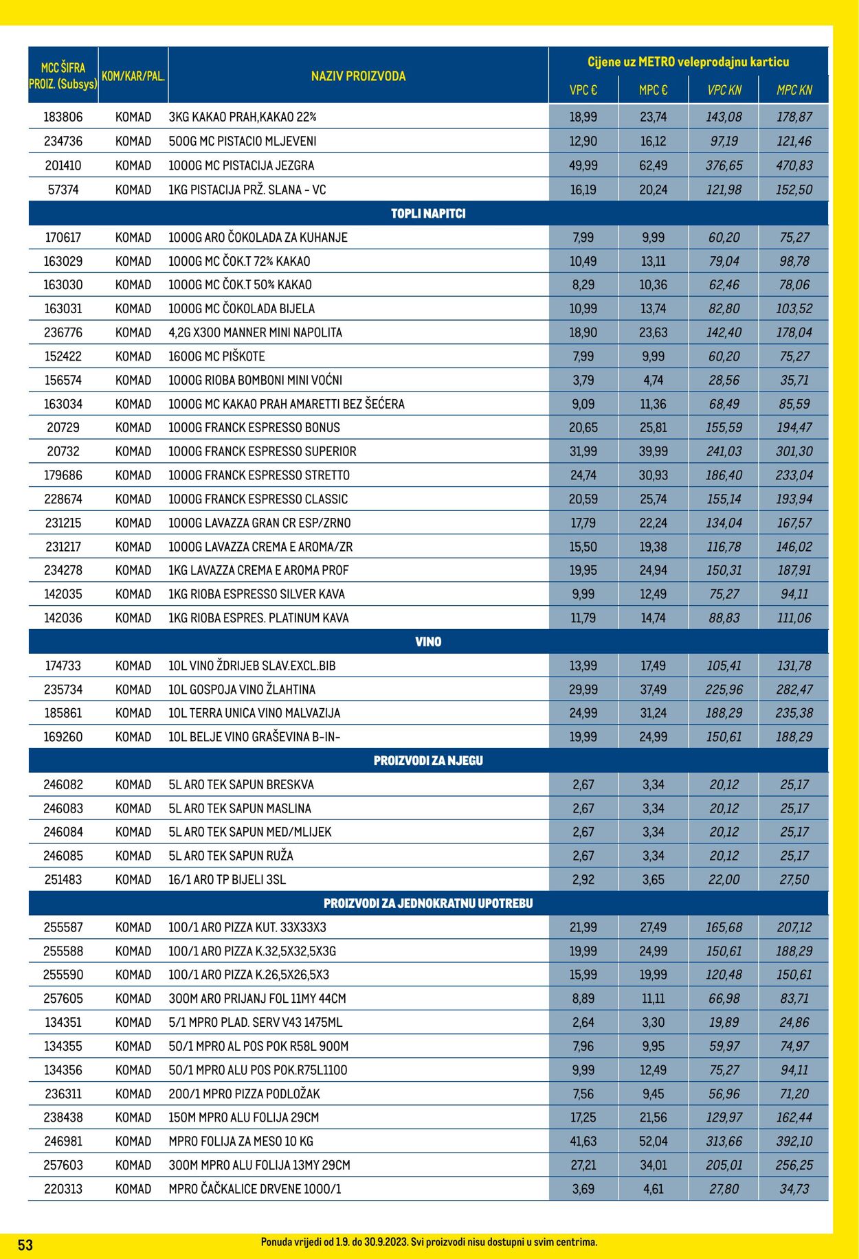 Katalog Metro 01.09.2023 - 30.09.2023