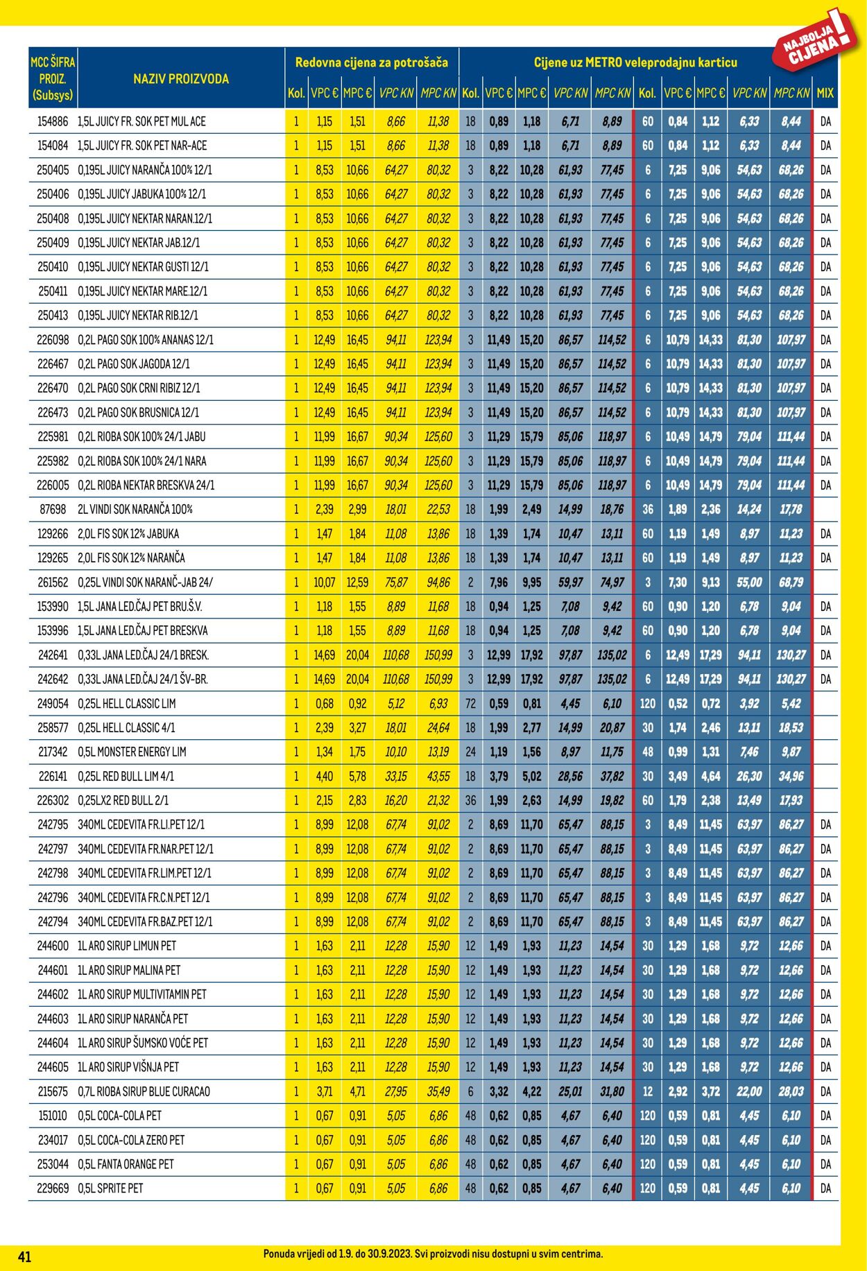 Katalog Metro 01.09.2023 - 30.09.2023