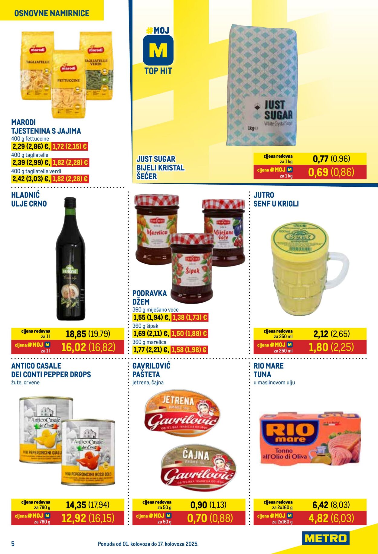 Katalog Metro 01.08.2025 - 17.08.2025