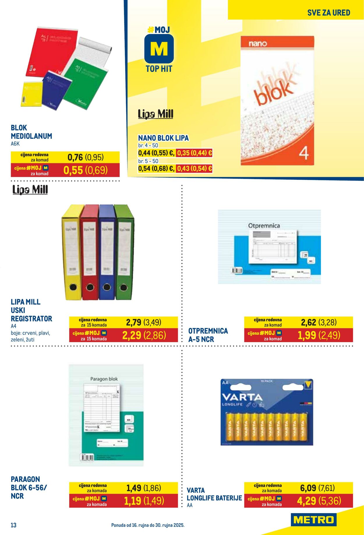 Katalog Metro 16.09.2025 - 30.09.2025