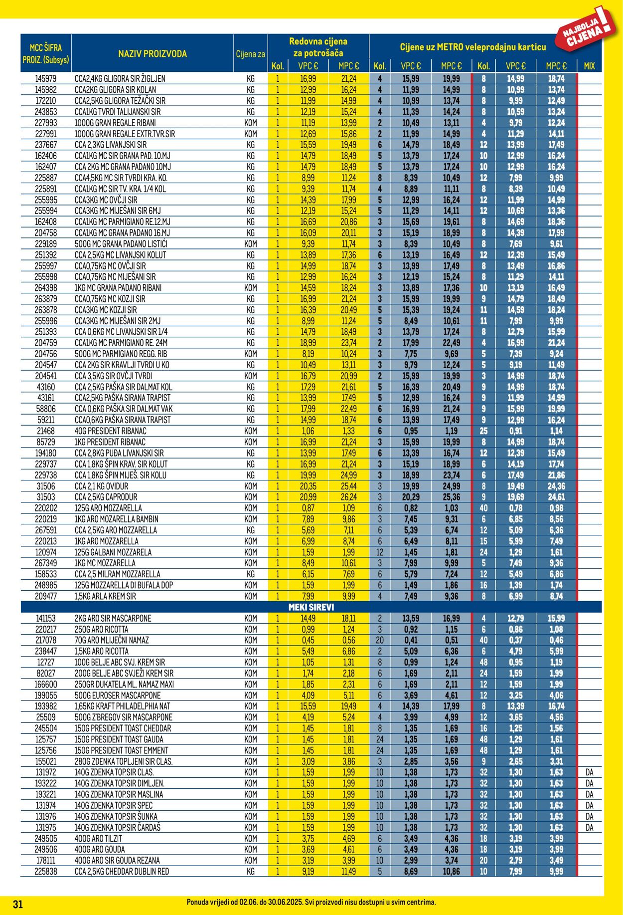 Katalog Metro 01.06.2025 - 30.06.2025