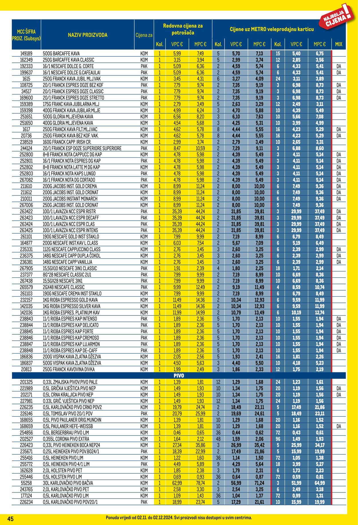 Katalog Metro 02.11.2024 - 02.12.2024