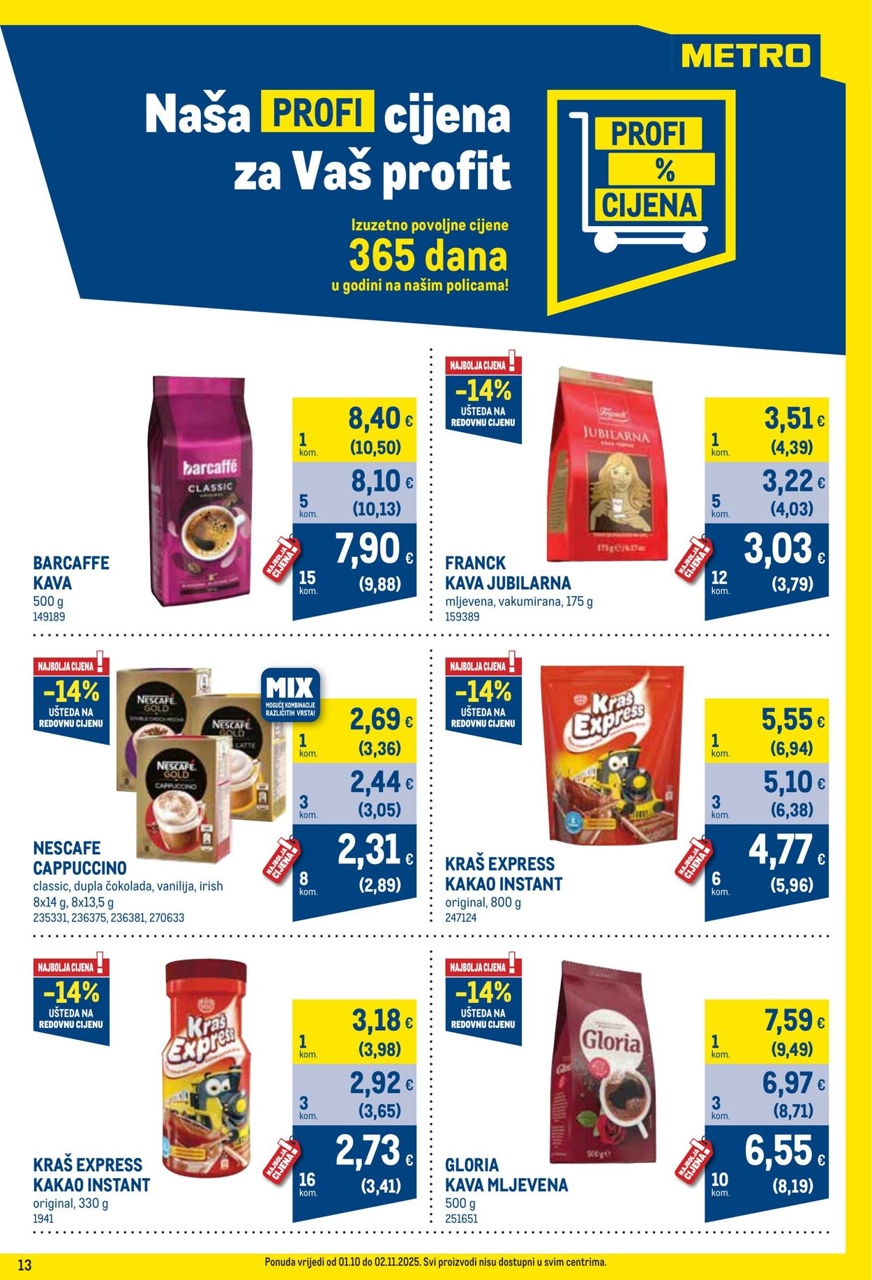 Katalog Metro 01.10.2025 - 02.11.2025
